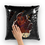 Untitled-Artwork Sequin Cushion Cover - Our Wings of Gold